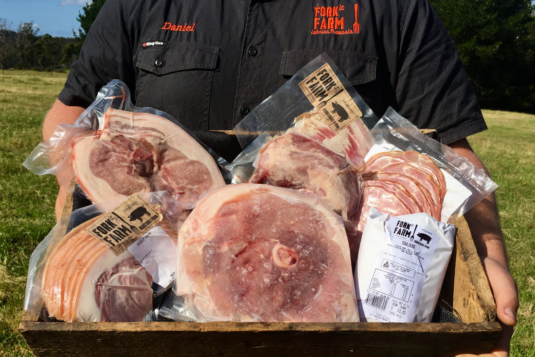 CSA, free range, ethically raised, pastured Berkshire pork TasmaniaPicture